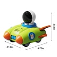 thumbnail image 3 of Jouet Astronaute de l'Espace à Pousser, Voiture à Rétrofriction, Marche, Jouet Coloré, 3 of 8