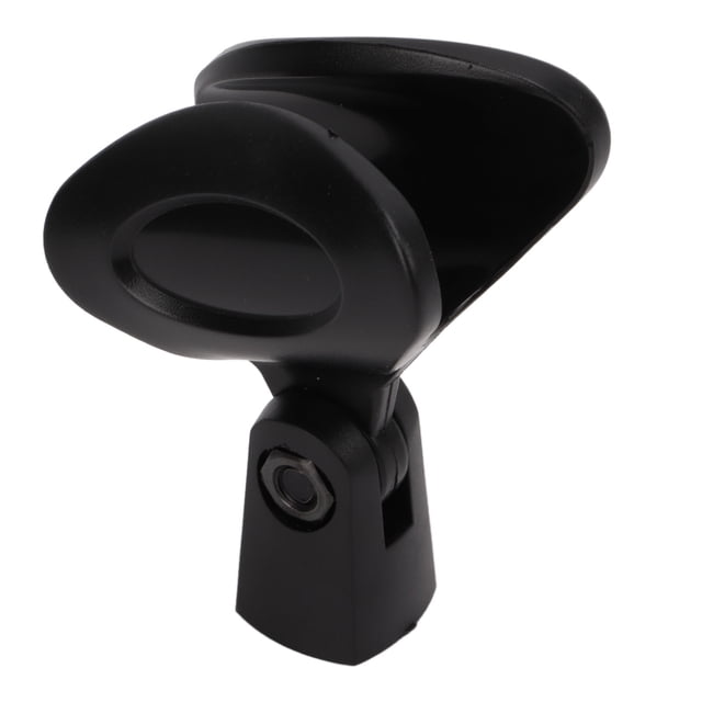 Cergrey Microphone Mount,Mic Stand Clip R7 Microphone Holder Mount Adjustable 5/8in Screw Hole Plastic For Wired Wireless Mic,Microphone Clip Holder