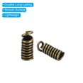 thumbnail image 4 of Unique Bargains Embouts de Cordon, 100 Pcs Embouts de Ressorts en Métal 3x7 mm Embouts de Bobine à Sertir Embouts Ton Bronze, 4 of 5