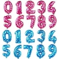 thumbnail image 1 of 32' inches balloons Mylar numbers, 1 of 1