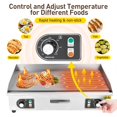 thumbnail image 4 of Kojooin Commercial Electric Teppanyaki Griddle, 3000W, Stainless Non-Stick, 4 of 7