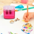 thumbnail image 4 of Tyidzon Transparent Pencil Sharpener School Supplies Candy Color Pencil Planer, 4 of 5