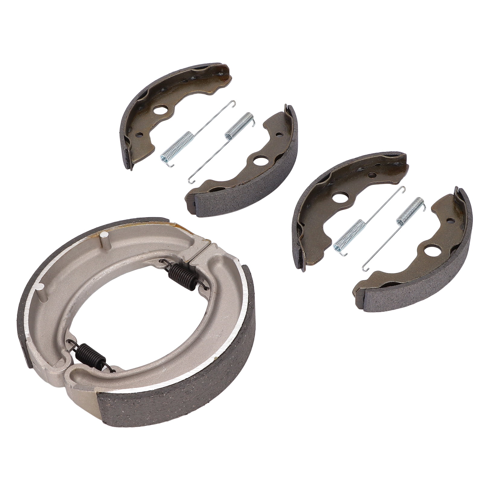 Brake Shoe With Spring, Strong Aluminum Quiet High Power Brake Shoes Set  For ATV Replacement For TRX300FW FOURTRAX 300 1988