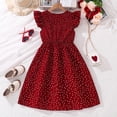 thumbnail image 4 of FhsagQ Robe pour Filles Filles Robe d'Été Décontractée Sans Manches Ligne A Boutonnée Ourlet à Volants Robes Rayées 8 12 Ans Robes de Pâques pour Filles 7-8 Robes pour Filles 8-10 Noir Rouge Brique 7-8 Ans, 4 of 9