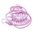 thumbnail image 1 of Clearance! beishanbush Fixing Clip Portable Outdoor Clothesline with 12 Clothespins Beach Windproof Clothes Rack Super Elastic Clothesline One Size Pink, 1 of 8