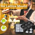 thumbnail image 2 of Leutsin 2Pc Silicone Ice Tray Bar Pudding Jelly Chocolate Making Mold 6 Ice Cubes, 2 of 7