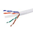 thumbnail image 1 of CAT6 1000ft UTP Solid Cable 550Mhz Ethernet Cable 23AWG Bulk Network Wire (White), 1 of 4