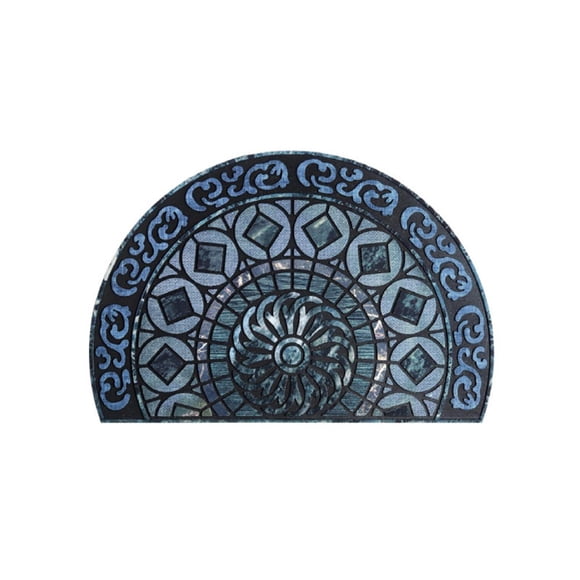 DEBGFS Clearance Half Circle Rug Front Door Mat Outside Entrance Half Moon Outdoor Mat Welcome Mat Outdoor Door Mat Outdoor Entrance Outside Door Mats for Front Door Entry Home Decor A,a