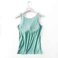 thumbnail image 4 of Timegard Débardeurs d'Été pour Femmes avec Soutien-Gorge Intégré Col Rond Débardeurs Confortables Vêtements de Détente Sans Manches Pjs, 4 of 6