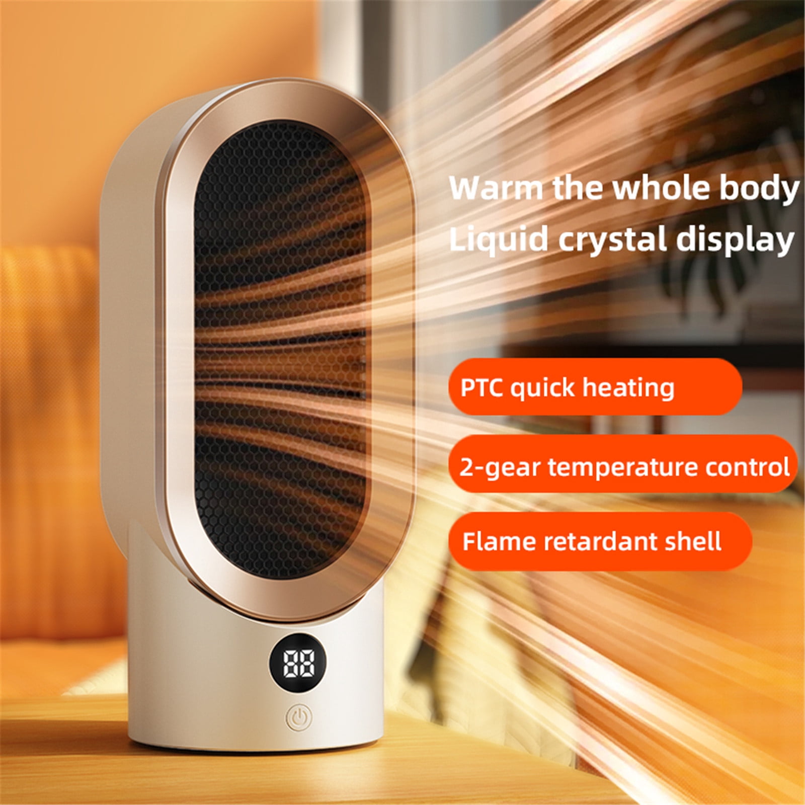 Birdeem Fans for Home, Heater Home Desktop Small Home Heater Hot Heater Heating Fan Warmer Heater, Small Fans for Rooms, Small Fans for Home, Space Heater Small, Space Heater Fan