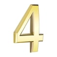 thumbnail image 1 of Sentmoon 3 Inch Gold Modern House Numbers Mailbox Numbers 0-9 Self-Adhesive Street Door Home Address Metal Numbers For Outside Or Inside Signs Easy Install Deals of the Day Clearance Prime, 1 of 2