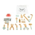 thumbnail image 1 of lionlar Ensemble de 17 Pcs de Jouets de Médecin pour Enfants Sac de Médecin pour Enfants Jouet de Motricité Trousse Médicale Jeu d'Imitation Ensemble de Médecin pour Enfants Cadeau pour Enfants Vert, 1 of 9