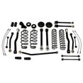 thumbnail image 2 of Fits 2007-2018 Jeep Wrangler JK Tuff Country Lift Kit Suspension 44002 4 Inch Front Lift; 4 Inch Rear Lift; Without Shock Absorbers In Kit - Shock Change Necessary; Black Components, 2 of 4