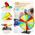 thumbnail image 4 of CHOK Roue de Prix Bricolage Roue Rotative Interactive avec Gomme de Tableau et Stylo Roulette de Table Effaçable Spinner pour Maison Salon Professionnel Carnaval Fête, 4 of 10