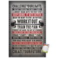 thumbnail image 1 of Challenge Your Limits Wall Poster, 14.725" x 22.375", 1 of 4