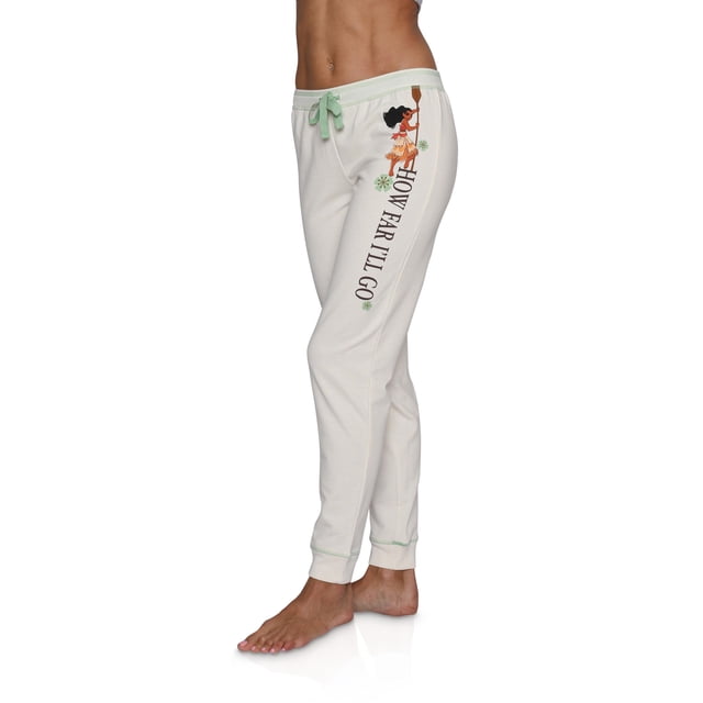 Disney Women's Jogger Pants Adult Princess Print Sweatpants