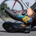 thumbnail image 3 of QJUHUNG Professional Men‘s Cycling Shoes Compatible with SPD Cleats  Breathable Road Cycling Sneakers for Racing and Outdoor Rides, 3 of 6