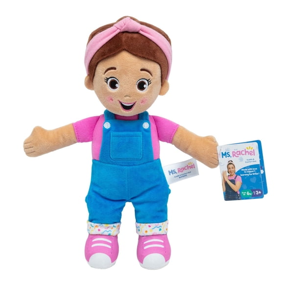 Ms. Rachel Official Cuddle & Comfort Doll, 11” Premium Plush Baby Toy, Toddler Toys for Girls & Boys for Ages 6 Months to 3+