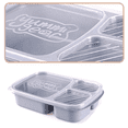thumbnail image 3 of Contenants à Lunch pour Préparation de Repas à 4 Compartiments pour Enfants, Boîte à Lunch Bento 4 Unités, Tupperware, Contenants de Rangement Alimentaires Réutilisables en Plastique Durable Sans BPA avec Couvercle, Compatibles Micro-Ondes/lave-Vaisselle/congélateur, 3 of 5