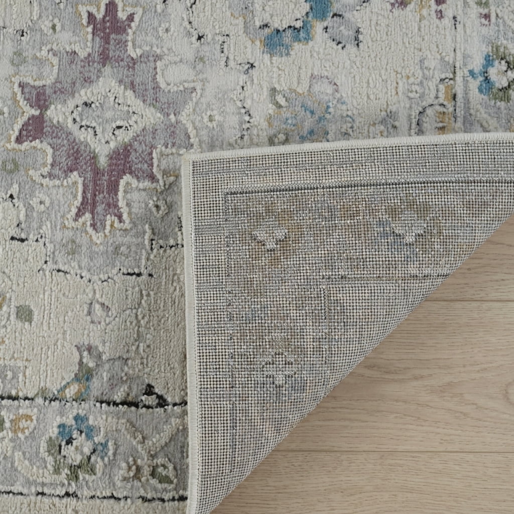 Tapis d'interieur classique Rug Branch Nomad, beige creme, boheme - Salon, chambre