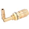 thumbnail image 1 of Quick Connector Fitting Tig Welding Quick Connector Solid Brass Quick Hose Connector Fitting For MIG TIG Welder Torch Yellow, 1 of 8