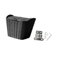 thumbnail image 4 of Lipstore Bike Storage Basket with Lid Detachable Front Frame Bike Basket Cycling Carrying Black, 4 of 8