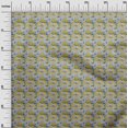 thumbnail image 3 of oneOone Cotton Jersey Yellow Fabric Leaves Sewing Craft Projects Fabric Prints By Yard 58 Inch Wide, 3 of 5