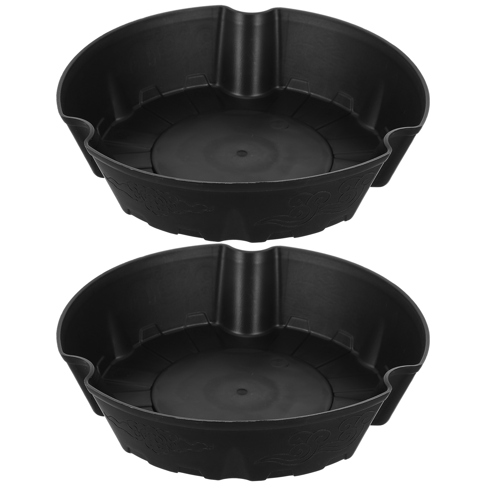 2Pcs Plastic Flower Planter Succulents Pot Plant Container Home Plant Pot