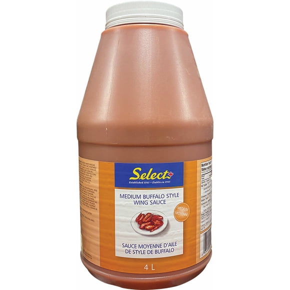 Select Foods Sauce pour Ailes de Poulet Buffalo Moyenne, 8 litres