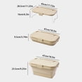 thumbnail image 2 of Rangement pour Garde-Manger Alimentaire Petits Sacs de Rangement Contenants Réutilisables Pique-Nique Pliant Isolé Portable Design de Table Pique-Nique Isolé avec Couvercle Fourre-Tout de Pique-Nique Étanche pour Repas en Plein Air et Voyage, 2 of 3