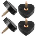 thumbnail image 1 of Shisuyan PVC Heel Tips Replacement 2 Pairs For Women High Heels Shoe Repair, 1 of 8