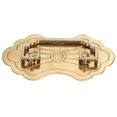 thumbnail image 3 of Poignée de Tiroir Antique Poignée Vintage Tiroirs Tiroirs Poignée Antique 12.8x7cm Fleurs de Richesse Style Chinois Rétro Laiton Tiroirs Vintage avec 2 Vis, 3 of 8