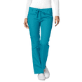 thumbnail image 1 of Adar Pantalon d'Uniforme Droit pour Femmes Universal, à Cordon, Popeline Durable, Noir, 1 of 7