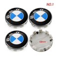 thumbnail image 2 of 4 Pcs Capuchons Centraux BMW Auto 68 mm, 2 of 5