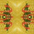 thumbnail image 1 of Ahgly Company Tapis d'Intérieur Lavable en Machine Carré Transitionnel Or Jaune Vif, 4 Pieds Carré, 1 of 7