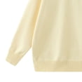 thumbnail image 4 of RXMEKW Chandail pour Femmes à Manches Longues à Col Rond Décontracté Blouse Haut Uni Imprimé avec Confort Toutes Saisons pour Usage Quotidien, 4 of 6