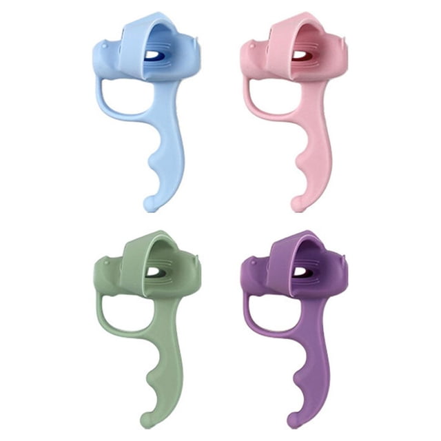4 Pieces Children Pen Grips Trainer Home School Kids Portable Writing Posture Aid Handwriting Training Tool Stationery Type 1