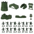 thumbnail image 1 of 100pcs Soldier Figurine Toys Soldier Molds Military Wargaming Plastic Model Kit, 1 of 8