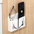 thumbnail image 2 of EGNMCR Closet Organizers and Storage, Storage Trunks & Bag Antler Tv Mobile Phone Remote Control Storage Box Bedroom Punching Wall Hanging Box Wall Mounted Storage, 2 of 2