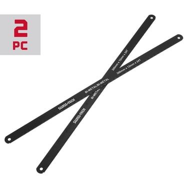 Swiss Tech Hacksaw Blade -2 Pack,Bi-Metal,24TPI