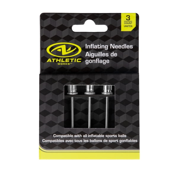 Athletic Works Inflating Metal Needles - 3PK