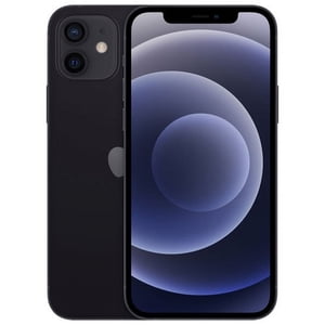 Apple iPhone 12 64GB Débloqué - noir - Rénové, en bon état