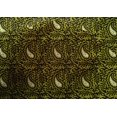 thumbnail image 4 of oneOone Cotton Silk Fabric Leaves & Paisley Block Print Fabric BTY 42 Inch Wide, 4 of 4