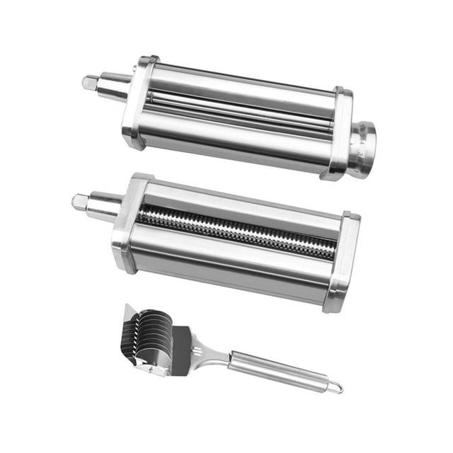 Youkk Machine à Pâtes en Acier Inoxydable 304, Accessoire de Rouleau à Pâtes de Cuisine, Remplacement pour Batteur sur Socle KitchenAid