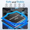 thumbnail image 4 of BENFEI 2.5 Inch SATA to USB Tool Free External Hard Drive Enclosure (6Gbps, Optimized for SSD, Support UASP SATA III), 4 of 7