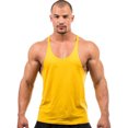 thumbnail image 2 of Mens Summer Leisure Pullover Sleeveless T-shirt Top Workout Clothes, 2 of 9