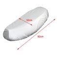 thumbnail image 4 of Motorcycle Seat Cover Motorbikes Waterproof Mopeds Pad mat Protector Cover mopeds Protector Silver L, 4 of 8