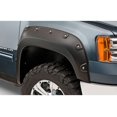 thumbnail image 1 of Bushwacker Fender Flare 40943-02 Boss Pocket Style; 2 Inch Tire Coverage; Matte Black; Dura-Flex 2000 ABS Smooth Plastic; 8 Inch Flare Height; Set Of 4, 1 of 5