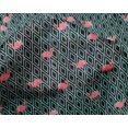 thumbnail image 4 of oneOone Silk Tabby Fabric Geometric & Flamingo Bird Fabric Prints by Yard 42 Inch Wide, 4 of 4