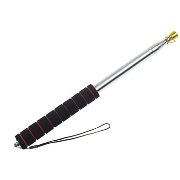 Agiferg Flagpole Lightweight Stainless Steel Portable Telescopic Sponge Handle Pole Flag Waving Flagpole